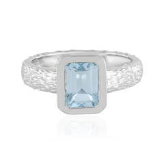 Anello in argento con Topazio Blu Cielo
