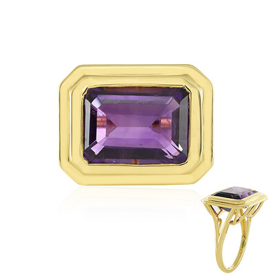 Anello in argento con Ametista Siberiana