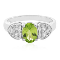 Anello in argento con Peridoto