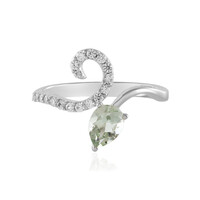 Anello in argento con Ametista Verde