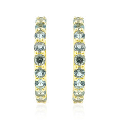 Orecchini in oro con Tormalina Paraiba Nigeriana