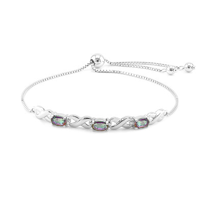 Bracciale in argento con Quarzo Mistico