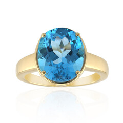 Anello in oro con Topazio Marambaia