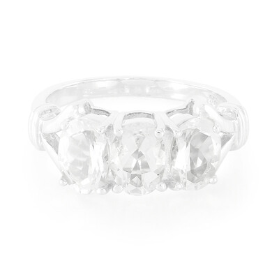 Anello in argento con Goshenite