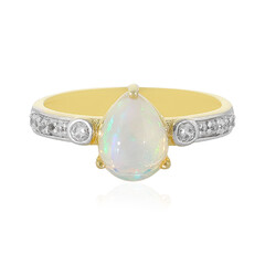 Anello in argento con Opale di Welo