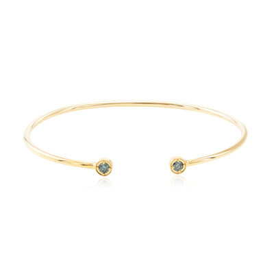 Bracciale in argento con Diamante Blu VS1