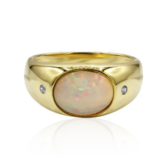 Anello in oro con Opale di Welo (Adela Gold)