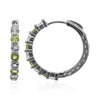 Orecchini in argento con Peridoto