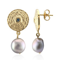 Orecchini in argento con Perla Mistica d'Acqua Dolce (TPC)