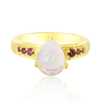 Anello in argento con Opale di Welo
