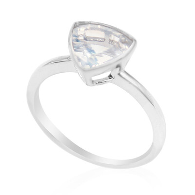 Anello in argento con Quarzo Blue Moon