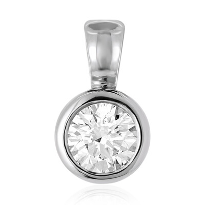 Ciondolo in argento con Topazio Bianco