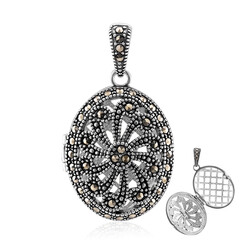 Ciondolo in argento con Marcassite
