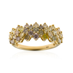 Anello in oro con Diamante Fancy SI2 (CIRARI)