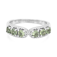 Anello in argento con Apatite Russa