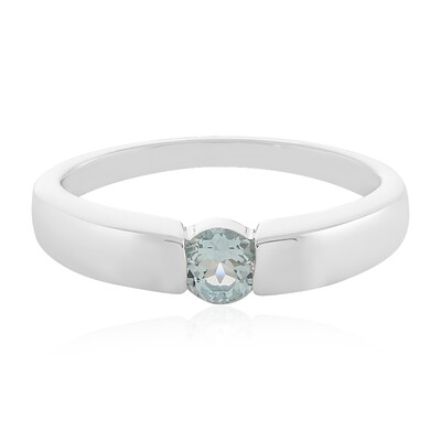 Anello in argento con Topazio Blu Cielo