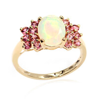 Anello in oro con Opale di Welo