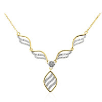 Collana in argento con Diamante I3 (I)
