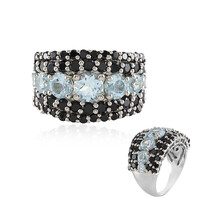 Anello in argento con Topazio Blu Cielo