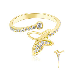 Anello in oro con Diamante I1 (H) (CIRARI)