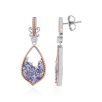 Orecchini in argento con Tanzanite (Dallas Prince Designs)
