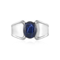 Anello in argento con Zaffiro Stellato Blu