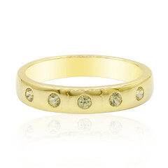Anello in argento con Zaffiro Giallo