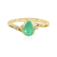 Anello in argento con Smeraldo Russo
