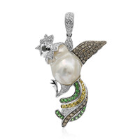 Ciondolo in oro con Perla d'Acqua Dolce Bianca (Estée Collection)