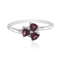 Anello in argento con Rodolite