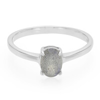 Anello in argento con Labradorite