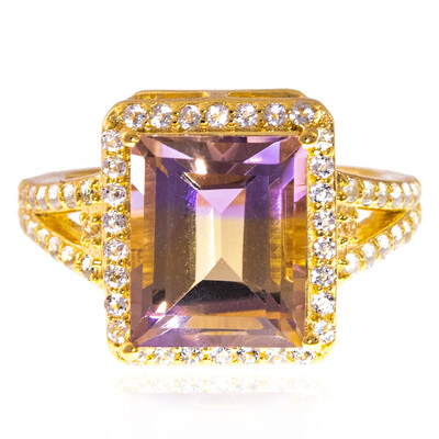 Anello in argento con Ametrina