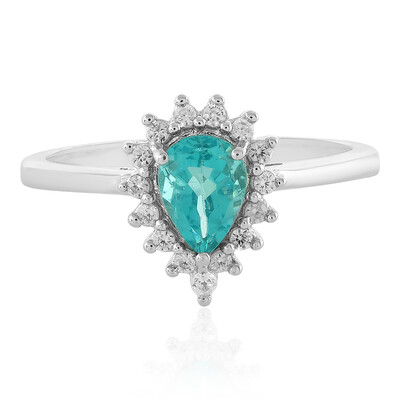 Anello in argento con Apatite Blu