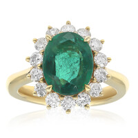 Anello in oro con Smeraldo Zambia AAA (CIRARI)