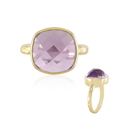 Anello in argento con Ametista Rose de France
