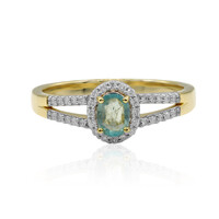 Anello in oro con Grandidierite (AMAYANI)
