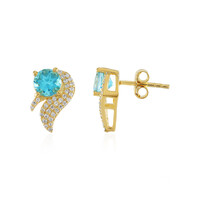 Orecchini in argento con Topazio Paraiba