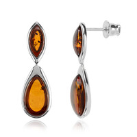 Orecchini in argento con Ambra Baltica