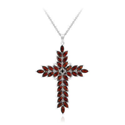 Collana in argento con Granato