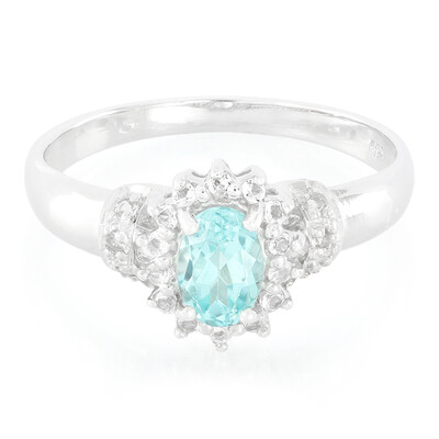Anello in argento con Apatite Blu
