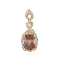 Ciondolo in oro con Zircone Cognac (AMAYANI)