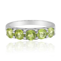 Anello in argento con Peridoto