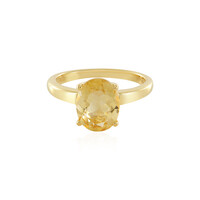 Anello in argento con Citrino