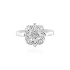 Anello in argento con Diamante I2 (J)