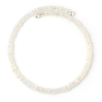 Bracciale in acciaio con Opale di Welo (Riya)