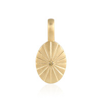 Ciondolo in ottone con Diamante Giallo I3 (Juwelo Style)