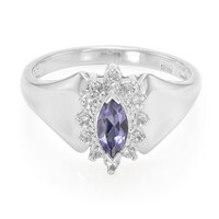 Anello in argento con Iolite del Madagascar