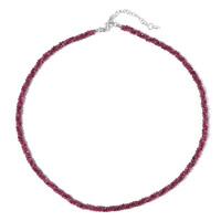 Collana in argento con Rubino Mozambico
