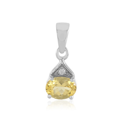 Ciondolo in argento con Berillo Giallo