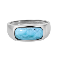 Anello in argento con Larimar